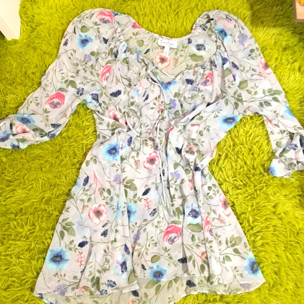 Jessica Simpson XL floral blouse